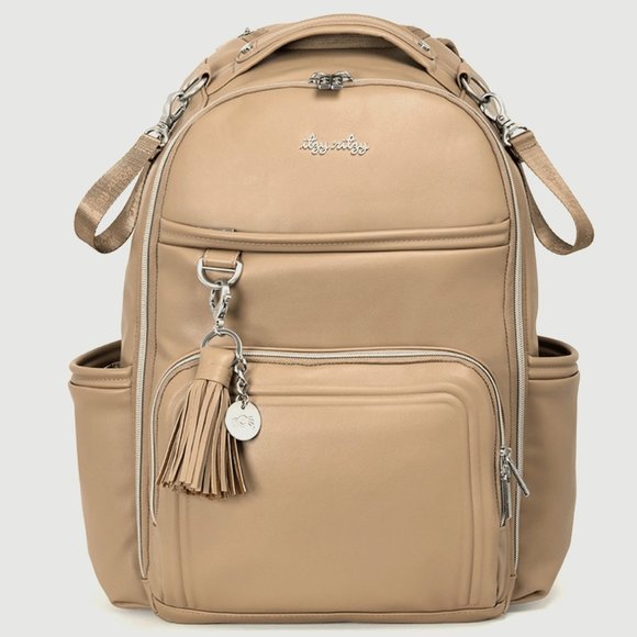 NWT Itzy Ritzy Diaper Bags Chai Latte Boss Plus - Picture 1 of 5